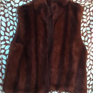 Cocoa reversible vest